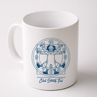 Big Comfy Couch Clock Stretch Time Mug