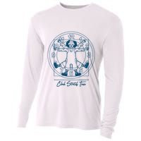 Big Comfy Couch Clock Stretch Time Cooling Performance Long Sleeve Crew