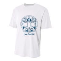 Big Comfy Couch Clock Stretch Time Youth Performance Sprint T-Shirt