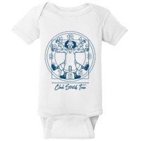 Big Comfy Couch Clock Stretch Time Baby Bodysuit