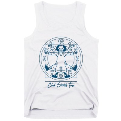 Big Comfy Couch Clock Stretch Time Tank Top