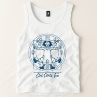 Big Comfy Couch Clock Stretch Time Tank Top