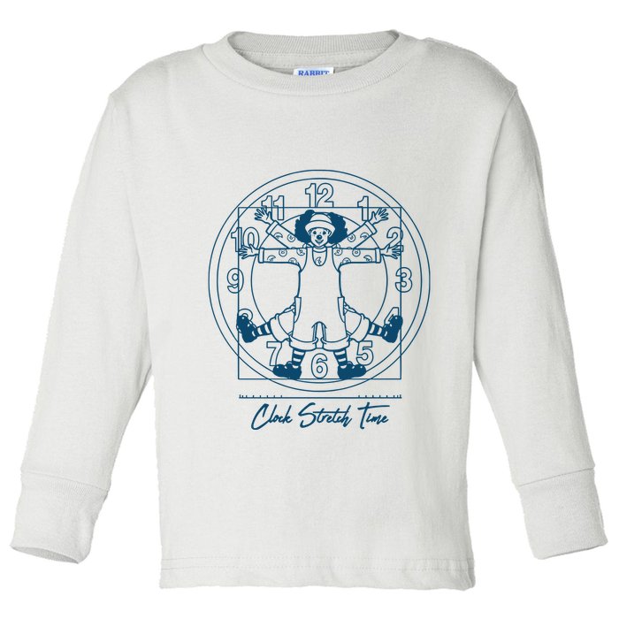 Big Comfy Couch Clock Stretch Time Toddler Long Sleeve Shirt
