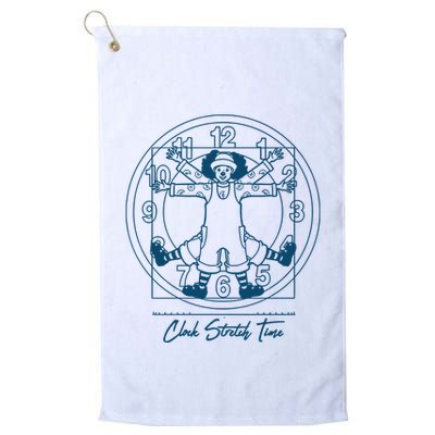 Big Comfy Couch Clock Stretch Time Golf Towel