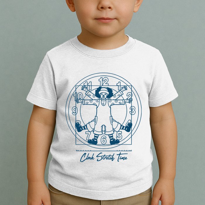 Big Comfy Couch Clock Stretch Time Toddler T-Shirt
