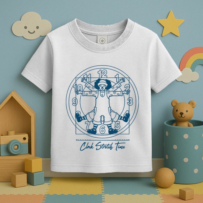 Big Comfy Couch Clock Stretch Time Toddler T-Shirt