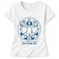 Big Comfy Couch Clock Stretch Time Womens T-Shirt