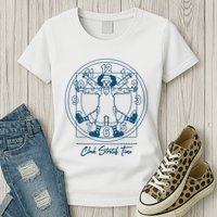 Big Comfy Couch Clock Stretch Time Womens T-Shirt