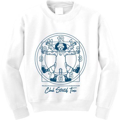 Big Comfy Couch Clock Stretch Time Kids Sweatshirt
