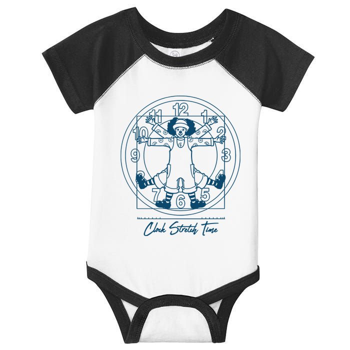 Big Comfy Couch Clock Stretch Time Infant Baby Jersey Bodysuit