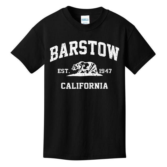 Barstow California CA Vintage State Athletic Style Kids T-Shirt