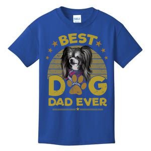 Best Chinese Crested Dog Dad Ever Gift Cool Gift Kids T-Shirt