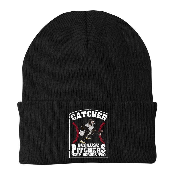 Baseball Catchers Catcher Because Pitchers Need Heroes Too Beanie