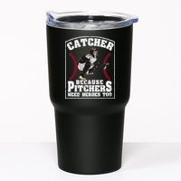 Baseball Catchers Catcher Because Pitchers Need Heroes Too Tumbler