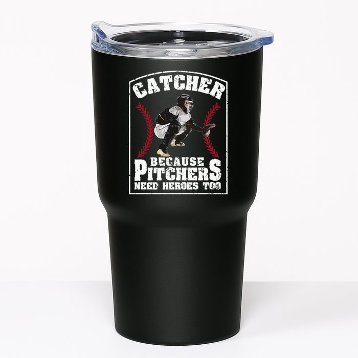 Baseball Catchers Catcher Because Pitchers Need Heroes Too Tumbler