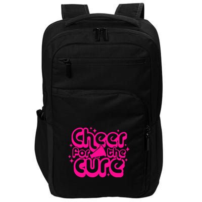 Breast Cancer Cheer For The Cure Pink Awareness Gift Impact Tech Backpack
