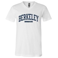 Berkeley California Ca College Style V-Neck T-Shirt