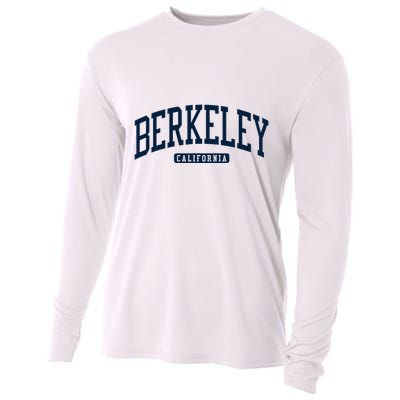 Berkeley California Ca College Style Cooling Performance Long Sleeve Crew