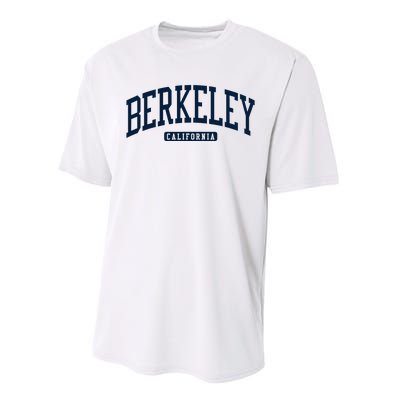 Berkeley California Ca College Style Performance Sprint T-Shirt