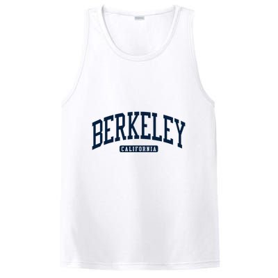 Berkeley California Ca College Style PosiCharge Competitor Tank