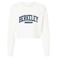 Berkeley California Ca College Style Cropped Pullover Crew