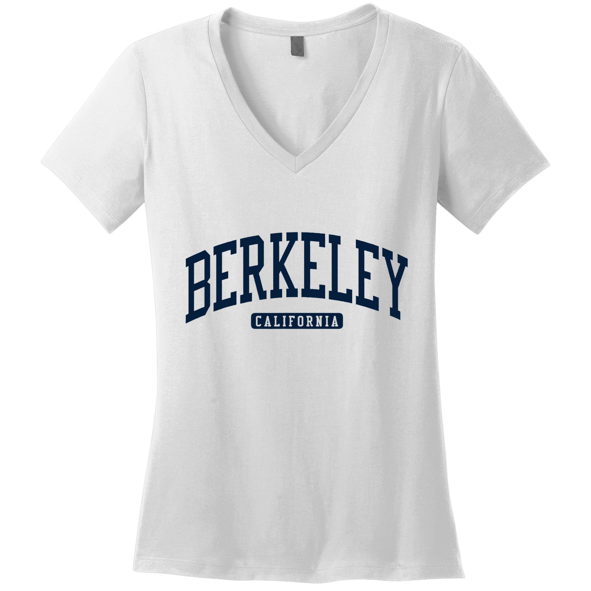 Berkeley California Ca College Style Women's V-Neck T-Shirt