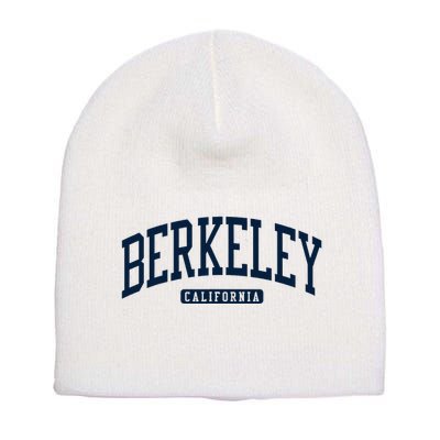 Berkeley California Ca College Style Short Acrylic Beanie