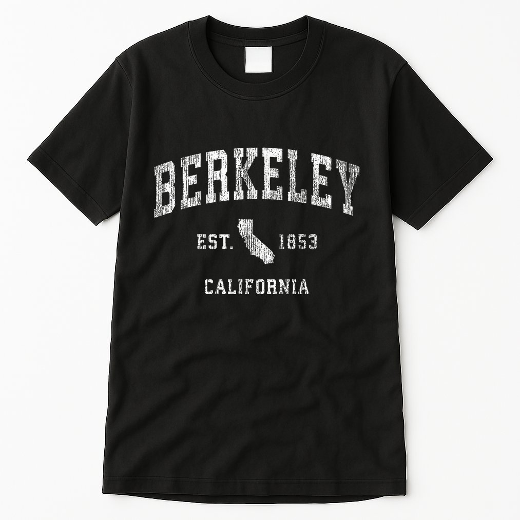 Berkeley California Ca Vintage Athletic Sports Design Tall T-Shirt