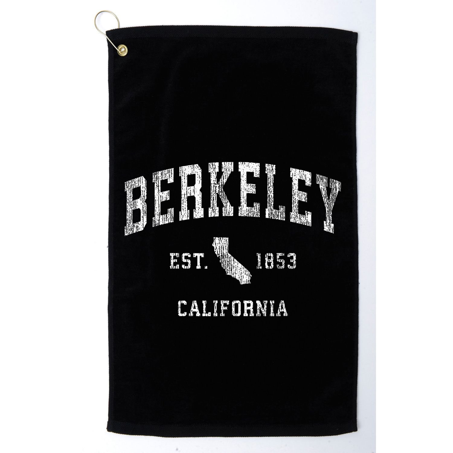 Berkeley California Ca Vintage Athletic Sports Design Golf Towel