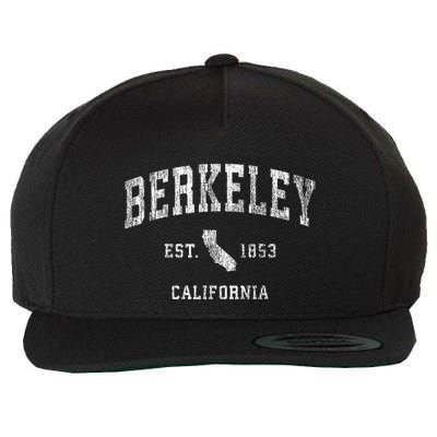 Berkeley California Ca Vintage Athletic Sports Design Wool Snapback Cap