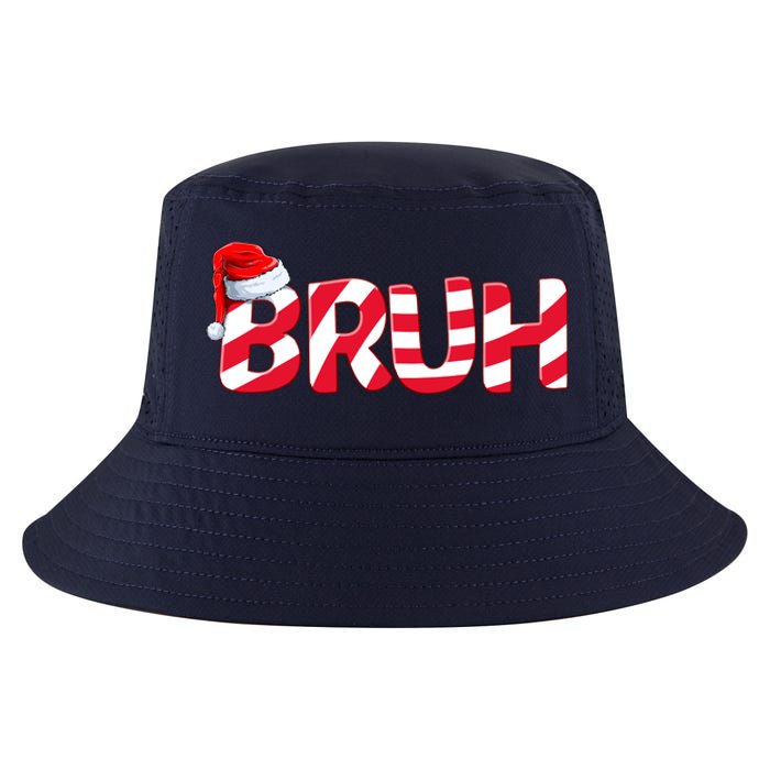 Bruh Christmas Candy Cane For Teen Boy Funny Xmas Bruh Cool Comfort Performance Bucket Hat