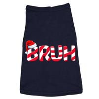 Bruh Christmas Candy Cane For Teen Boy Funny Xmas Bruh Doggie Tank