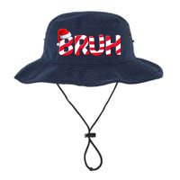 Bruh Christmas Candy Cane For Teen Boy Funny Xmas Bruh Legacy Cool Fit Booney Bucket Hat