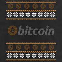 Bitcoin Cryptocurrency Christmas Holiday Adult Drive Performance Visor