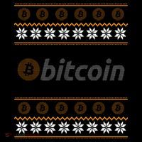 Bitcoin Cryptocurrency Christmas Holiday Wool Snapback Cap