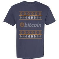 Bitcoin Cryptocurrency Christmas Holiday Garment-Dyed Heavyweight T-Shirt