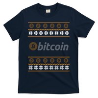 Bitcoin Cryptocurrency Christmas Holiday T-Shirt