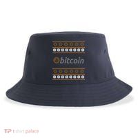 Bitcoin Cryptocurrency Christmas Holiday Sustainable Bucket Hat