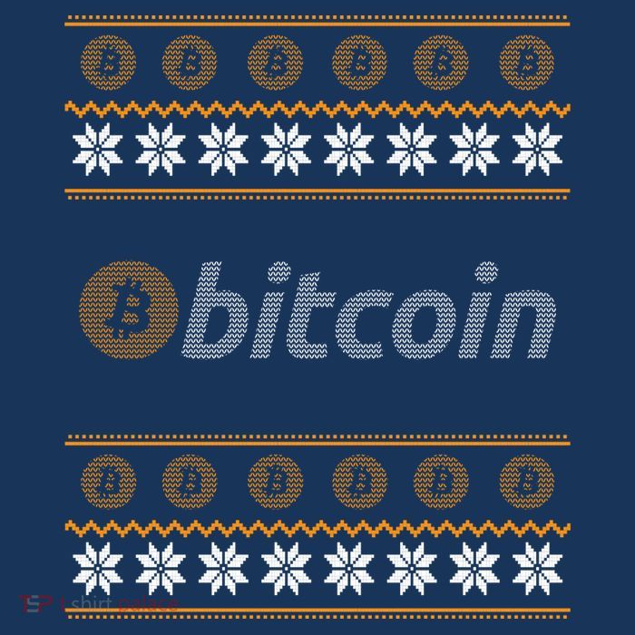 Bitcoin Cryptocurrency Christmas Holiday Sustainable Bucket Hat