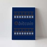 Bitcoin Cryptocurrency Christmas Holiday Canvas