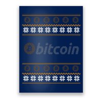 Bitcoin Cryptocurrency Christmas Holiday Poster