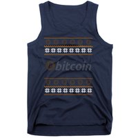 Bitcoin Cryptocurrency Christmas Holiday Tank Top