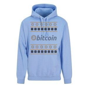 Bitcoin Cryptocurrency Christmas Holiday Unisex Surf Hoodie