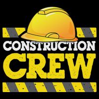 Boy Construction Crew Birthday Party Supplies Group Matching Cooling Performance Crew T-Shirt