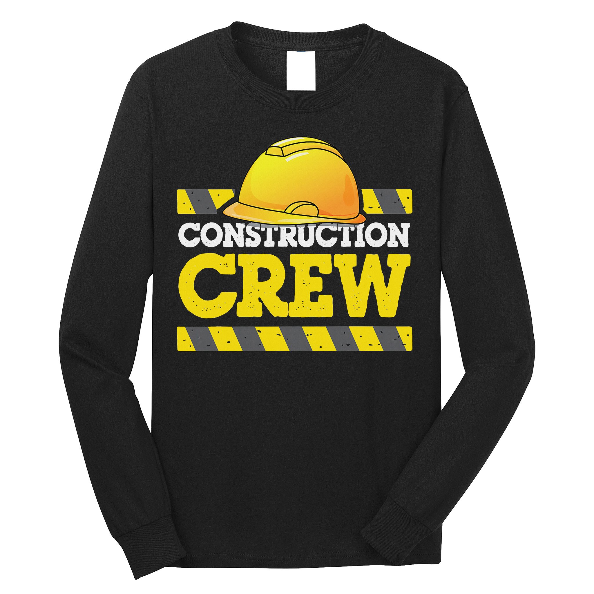 Boy Construction Crew Birthday Party Supplies Group Matching Long Sleeve Shirt