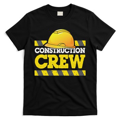 Boy Construction Crew Birthday Party Supplies Group Matching T-Shirt
