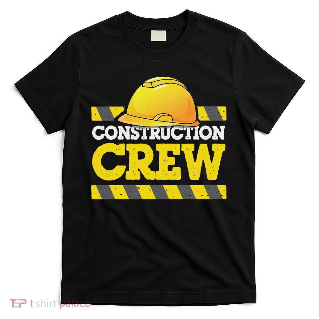Boy Construction Crew Birthday Party Supplies Group Matching T-Shirt