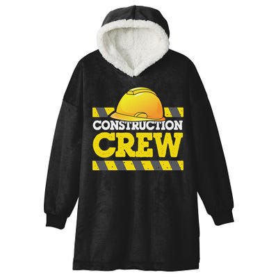 Boy Construction Crew Birthday Party Supplies Group Matching Hooded Wearable Blanket