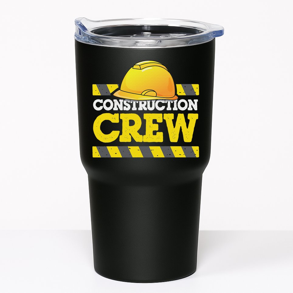 Boy Construction Crew Birthday Party Supplies Group Matching Tumbler