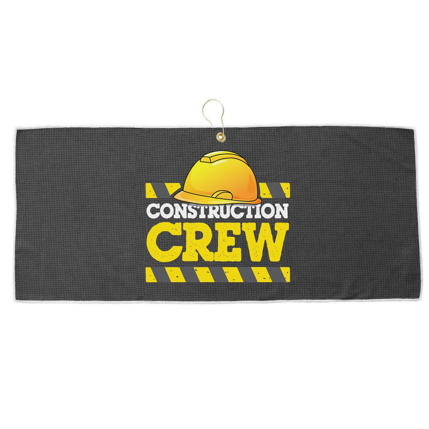 Boy Construction Crew Birthday Party Supplies Group Matching Large Microfiber Waffle Golf Towel
